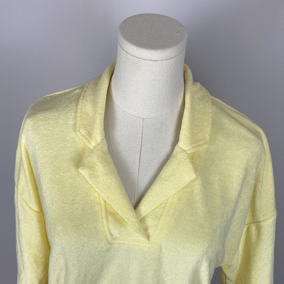 C&C California Yellow Terry Cloth Top size Small - Picture 8 of 12